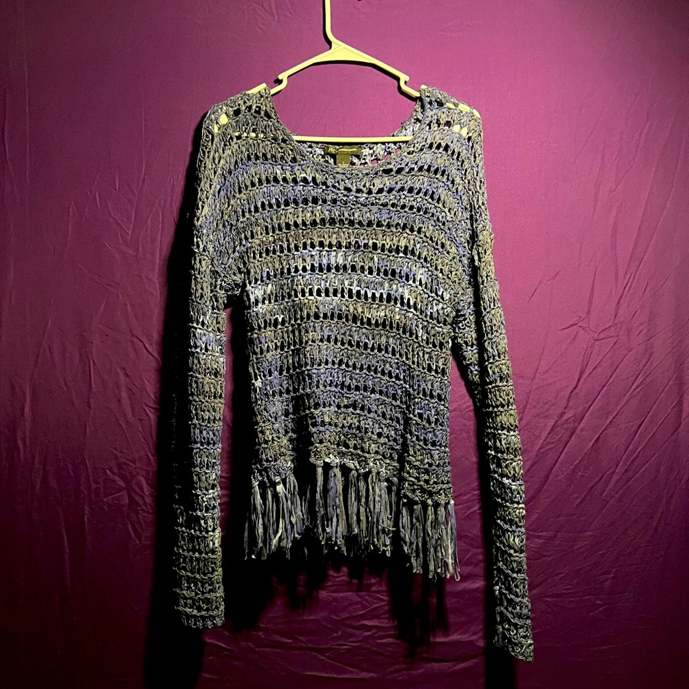 COPY - fringe sweater